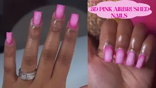 3D WATER DROP | AIRBRUSHED NAILS TUTORIAL