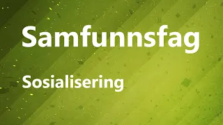 Samfunnsfag   Kapittel 2