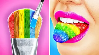 Dipinge il tuo piatto dell'arcobaleno | Sfida creativa e colorata in cucina di 123GO! FOOD 🌈