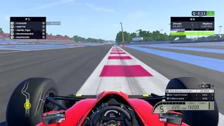 F1 2020 FRANCIA CFS CLASSIC CAR ROUND 8° POLE LAP FERRARI F1 1990