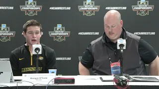 Keegan O'Toole (Missouri) after 165 NCAA semifinals win