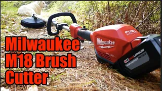 Milwaukee M18 Brush Cutter Attachment for Trail Maintenance