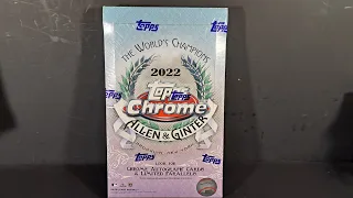 2022 Topps Allen & Ginter Chrome Hobby Box Break!