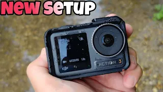 Making The Best Moto Vlogging Setup With DJI Osmo 3 Action Camera | Grenaro Mic