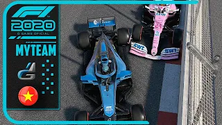 F1 2020 MYTEAM #91 GP DO VIETNÃ - EU FUI ARRASTADO POR VÁRIOS METROS...UM ABSURDO! (Português-BR)