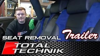 TRAILER - How to Remove Rear Seats (and Front Seats) - Audi A4 S4 RS4 - B6 B7 - 2001-2008