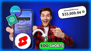 How to CREATE 500 YouTube Shorts in 8 Minutes and Make PASSIVE INCOME