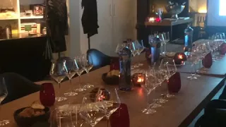 Todo listo para la cata de vinos