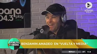 ¡Benja Amadeo pasó por #VueltaYMedia! | Nota completa