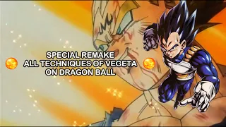 Special Remake - All Attacks and Skills of Vegeta on Dragon Ball Anime / Manga