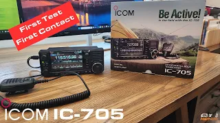 ICOM IC-705 First Test First Contact