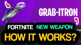 FORTNITE NEW ITEM Grab-Itron Weapon (Fortnite GRAB-ITRON Item)!