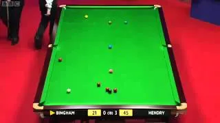 STEPHEN HENDRY vs STUART BINGHAM Frame 4