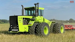 STEIGER Tiger III ST-450 Tractor and 50ft Sunflower Disk