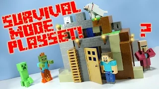 Minecraft Survival Mode Playset from Mattel Toys Huge!