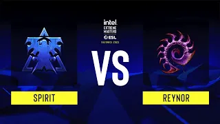 SC2 - Spirit vs Reynor - IEM Katowice 2023 - Group B