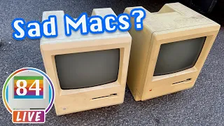 Mac84 LIVE: eWaste Rescue - A Couple of Sad Compact Macs?