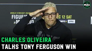 Charles Oliveira on Tony Ferguson win; Wants to fight Conor McGregor vs. Dustin Poirier winner