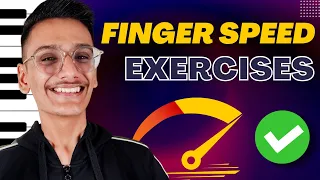 3 Piano Finger Speed Exercises - Easy Keyboard Tutorial in HINDI | PIX Series