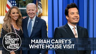 Mariah Carey's White House Visit, Biden Gets Boost Over Trump Among Young Voters | The Tonight Show