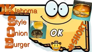 Oklahoma Onion Cheeseburger #Short : Cook it & Eat it; Flash Fried