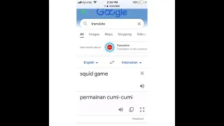 Translate Squid Game into Indonesian