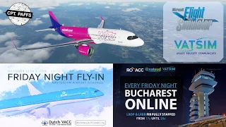 [MSFS 2020] LIVE STREAM | VATSIM EVENT AMSTERDAM | EPSY - LRBS - EHAM | A32NX FBW | ATC