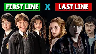 The First and The Last Lines of Harry Potter Characters | Harry Potter Quiz