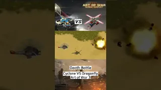 Cyclone vs Dragonfly - Death Battle - Art of war 3 #shorts