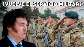 ¿Va a restablecer Milei el servicio militar obligatorio?