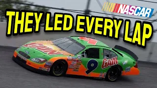 The History of 'Leading Every Lap' in NASCAR