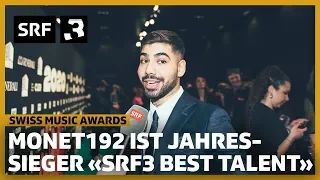 Monet192 ist SRF 3 Best Talent | Swiss Music Awards 2020