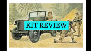 ITALAEREI 1:35 WILLYS JEEP 1/4 TON UTILITY TRUCK 4x4 Kit Review