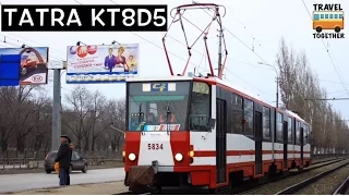 Проект "ТРАМВАИ РОССИИ" выпуск 32. Модель TATRA KT8D5 |"TRAMS IN RUSSIA" part 32. "TATRA KT8D5"