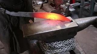 Forging a Eagle Machete, part 1, forging the blade.