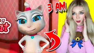 Testing The CREEPY TALKING ANGELA TWIN APP...(*DO NOT DOWNLOAD*)