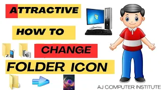 How to Change Folder Icon To Picture ll Desktop Feature ll My Computer  ll Tricks