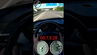BMW 325i touring E91 218 PS 100-200 kmh Acceleration Test