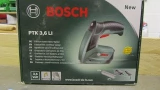 Bosch PTK 3,6 LI electric staplers