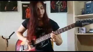 Megadeth - Tornado Of Souls Solo Cover | Juliana Wilson