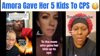 OMG .. Amora Lex Gave Away Her 5 Kids to CPS .. Mixed REACTIONS From the Public = Was She Wrong ??