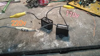 hướng dẫn chuyển điện áp 220v sang 110v bằng tụ điện đơn giản