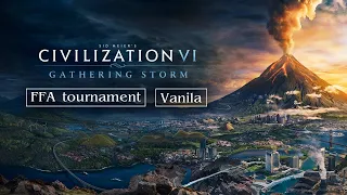 Sid Meier's Civilization VI  FFA Ванила лига Полуфинал часть 1