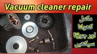 vacuum cleaner repair|How to disassemble a vacuum cleaner motor Repair electric motor Fix engine