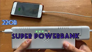 СУПЕР уникальный Power Bank на 220 вольт для APPLE ipad iphone