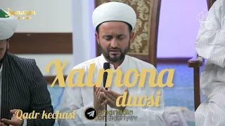 Xatmona duosi                                        Qamariddin qori