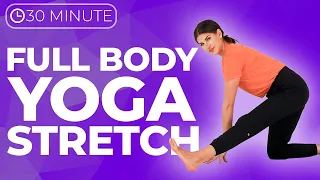 30 minute Full Body Yoga Stretch for STRESS & ANXIETY
