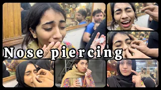 Nose piercing karwai | zamzam ne ro dia | @Zamzamvlogs_  ||Aisha khoso|| @Aishakhoso