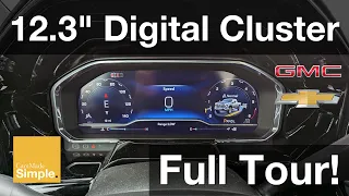 2024+ GM Silverado/Sierra HD Digital Gauge Cluster | Full Tour!