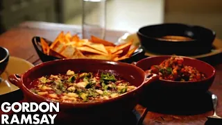 Spicy Mexican Soup with Tortillas & Salsa | Gordon Ramsay